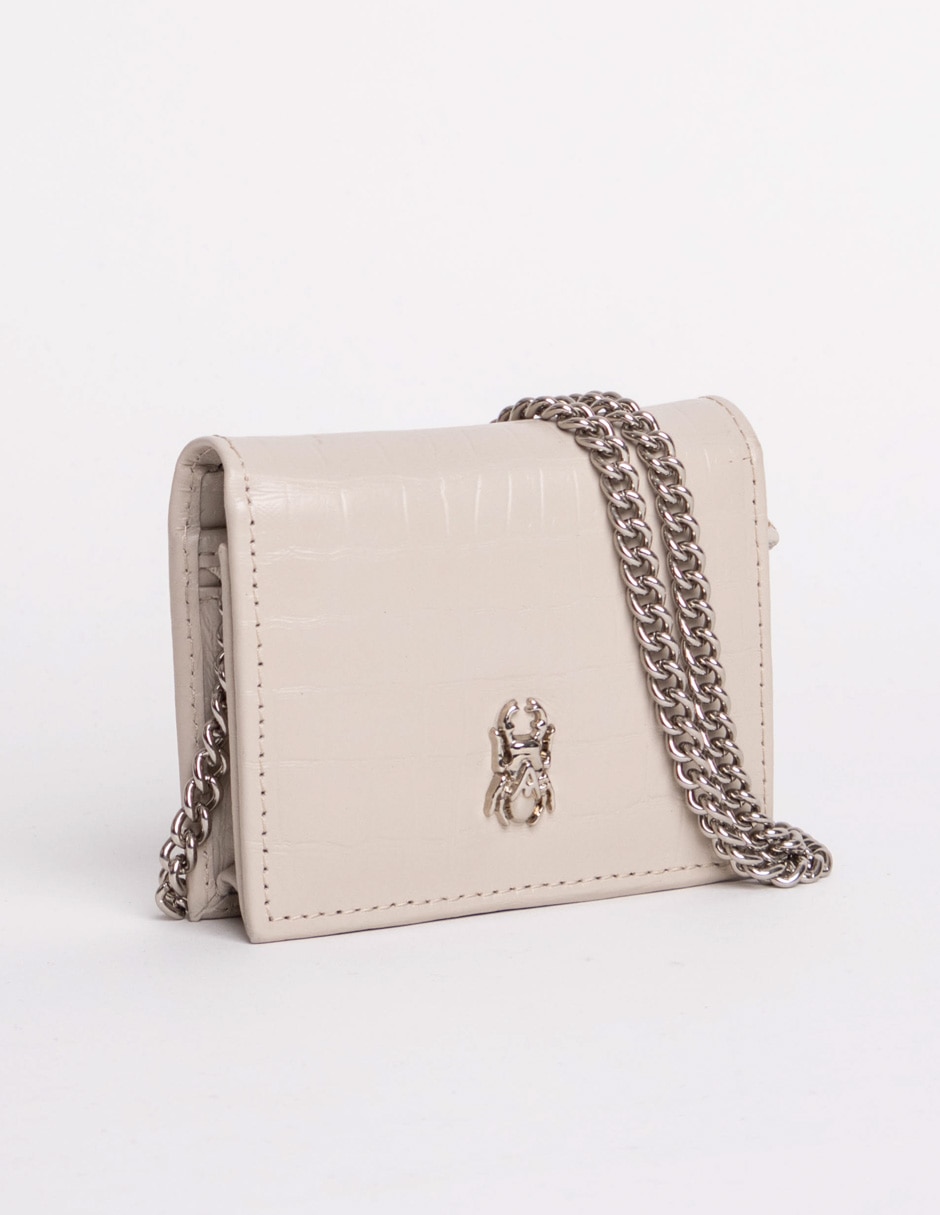 Bolsa crossbody Avorigen Hopper Chain Wallet de piel para mujer