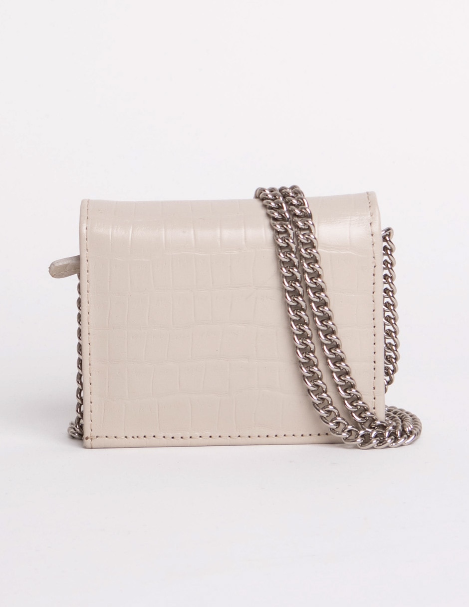 Bolsa crossbody Avorigen Hopper Chain Wallet de piel para mujer