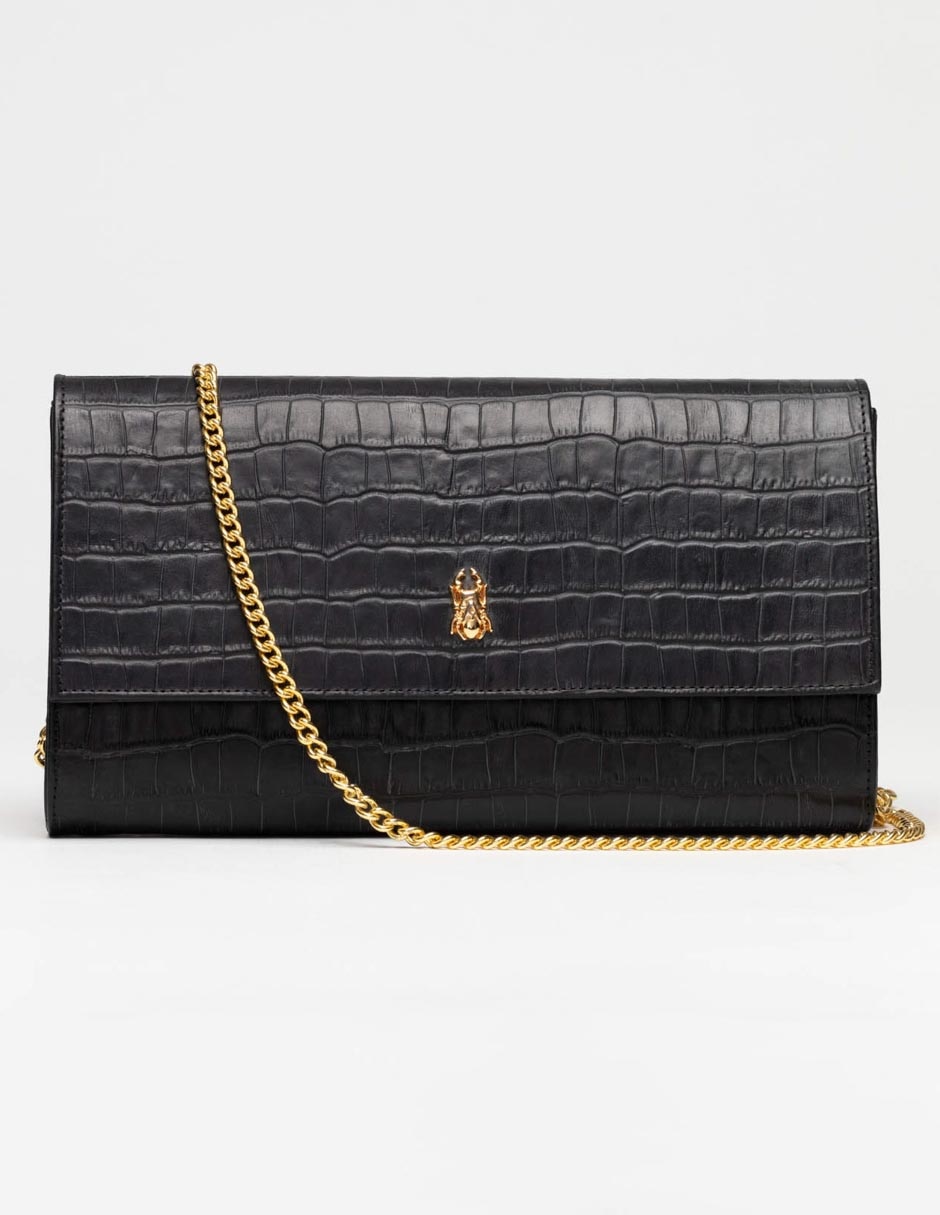 Bolsa clutch Slash de piel para mujer Bolsa clutch Slash de piel para mujer