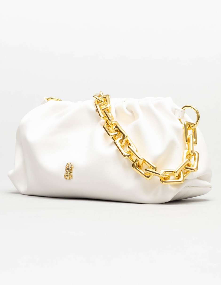 Bolsa satchel Piry Pouch de piel para mujer 5