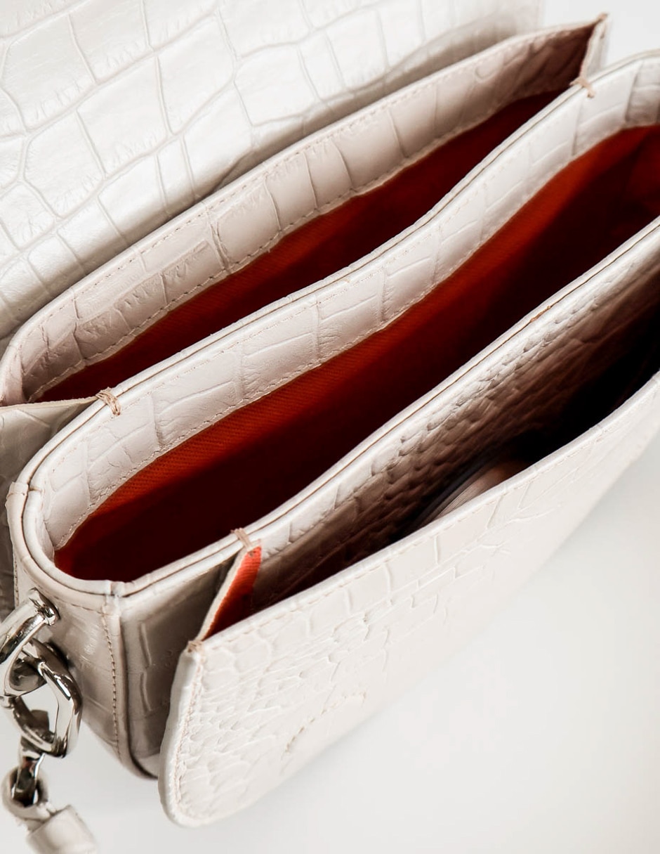 Bolsa shoulder Muna de piel para mujer 6