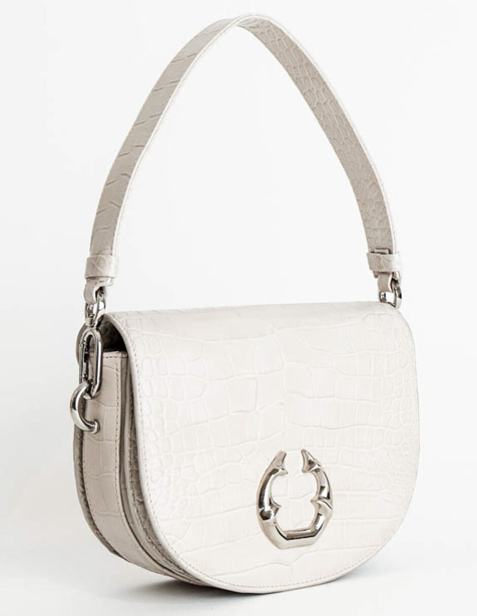 Bolsa shoulder Muna de piel para mujer 7