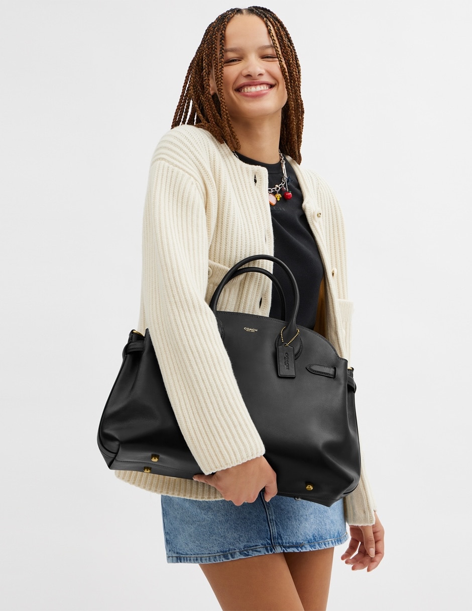 Bolsa bowler Coach Soft Empire de piel para mujer