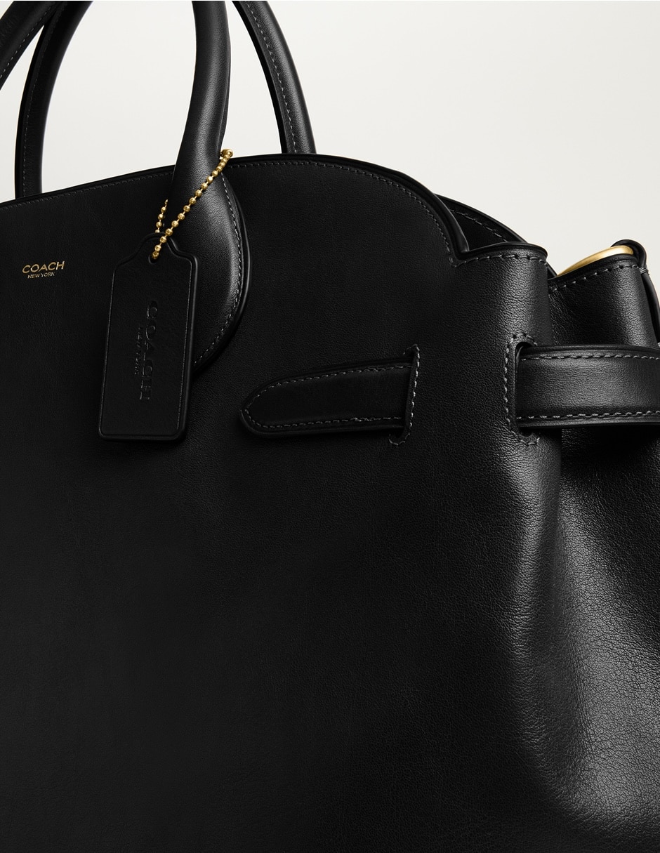 Bolsa carry all Natural Grain Leather de piel para mujer