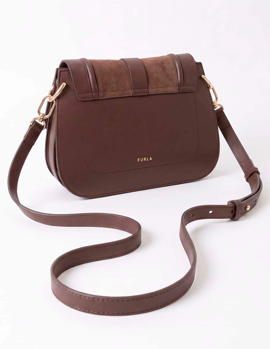 Bolsa satchel de cuero para mujer 5