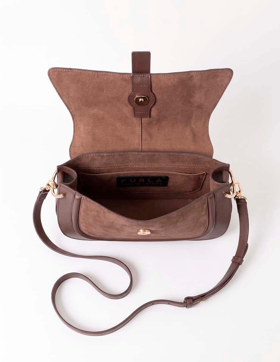 Bolsa satchel de cuero para mujer 4
