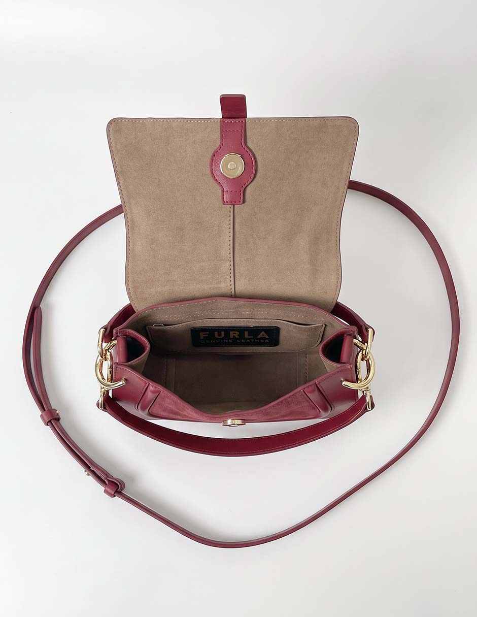 Bolsa satchel de cuero para mujer 4
