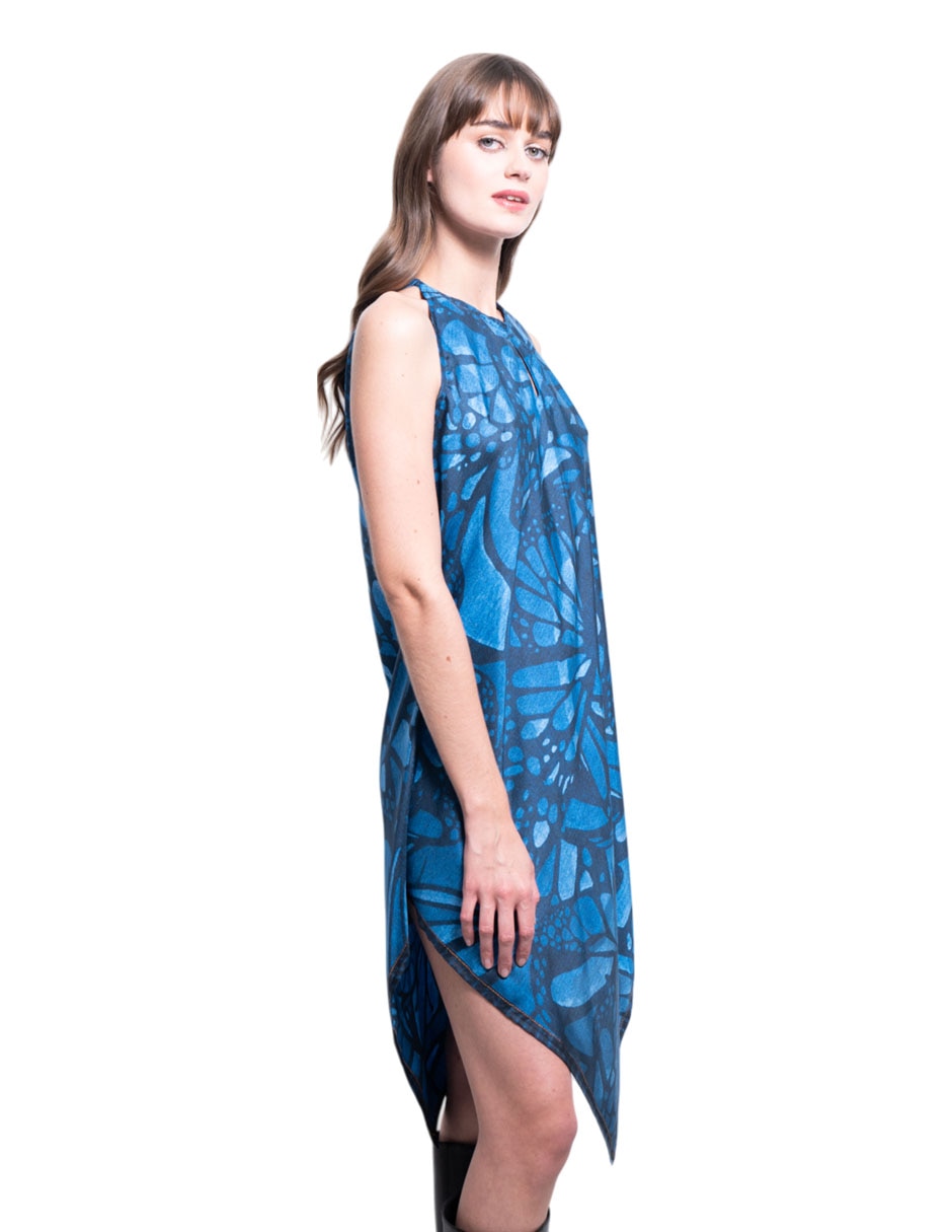 Vestido a la rodilla formal vuelo mariposa para mujer