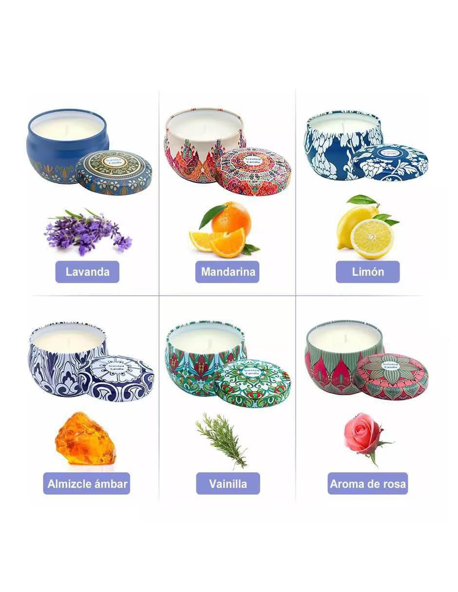 Vela aromática 2 piezas aroma frutal