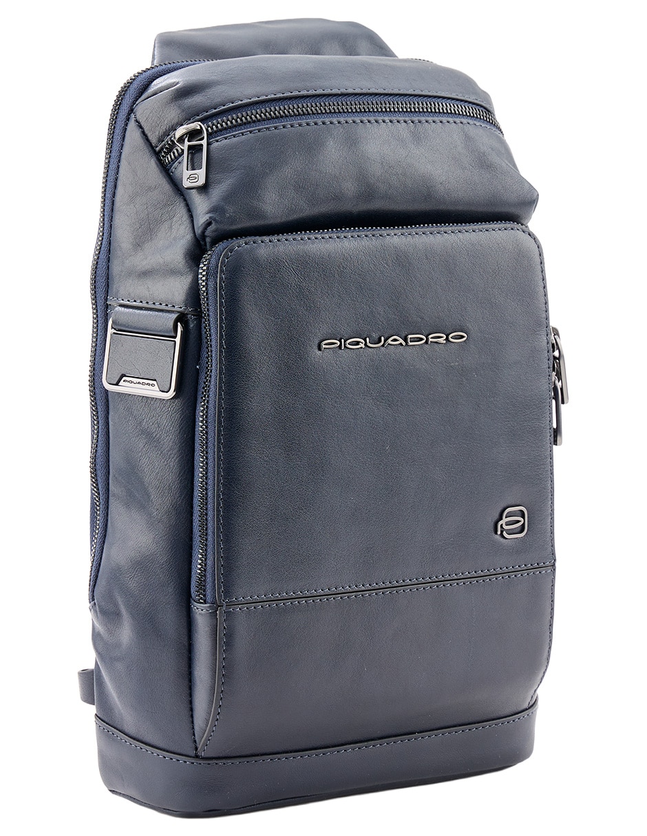 Bolsa bandolera Piquadro de cuero unisex 4