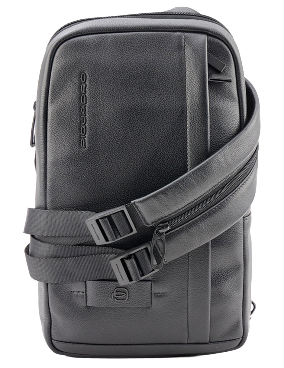 Bolsa bandolera de piel para hombre