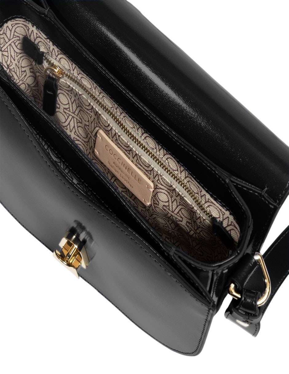 Bolsa shoulder Coccinelle Dew Shiny Calf de piel para mujer