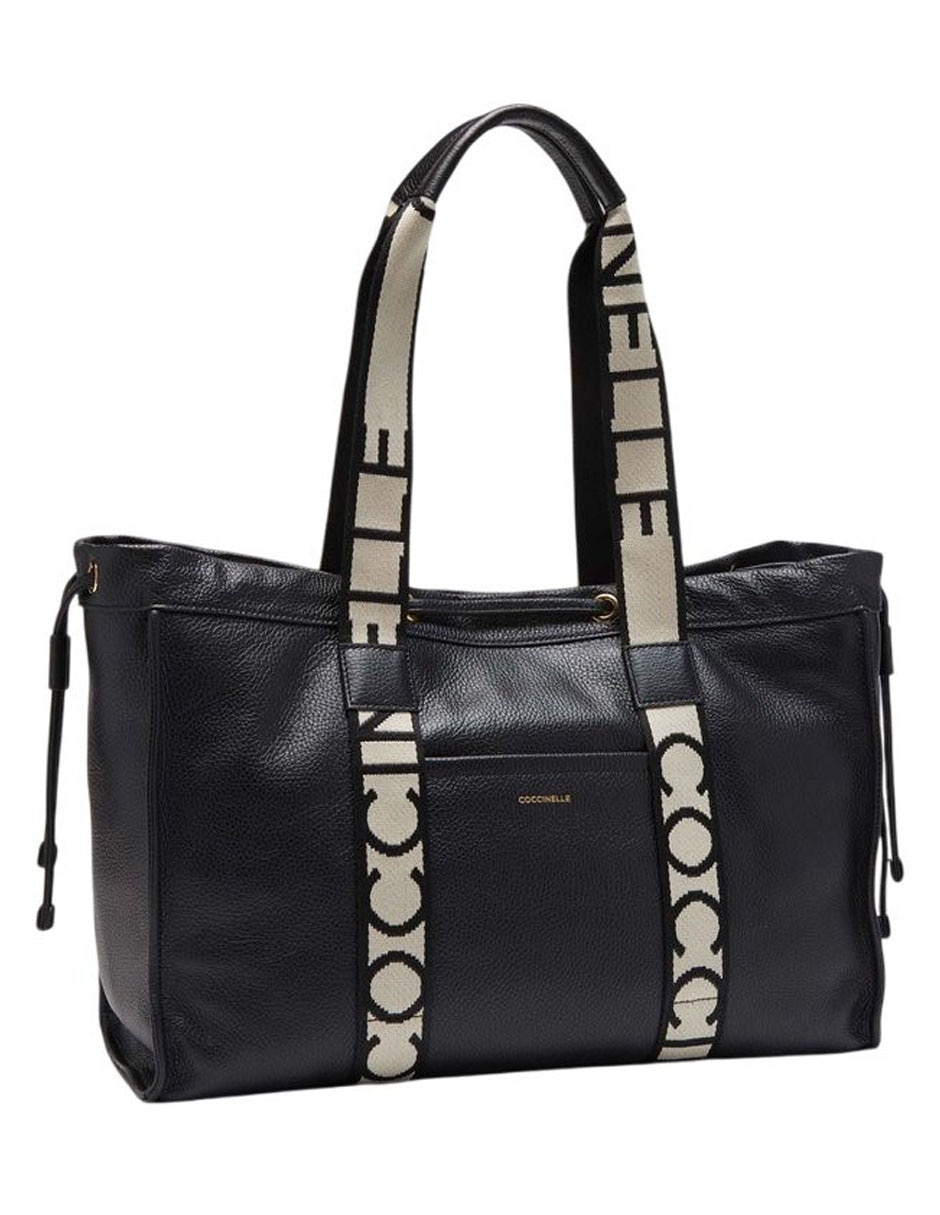 Bolsa shoulder Coccinelle 2 Day Signature de piel para mujer