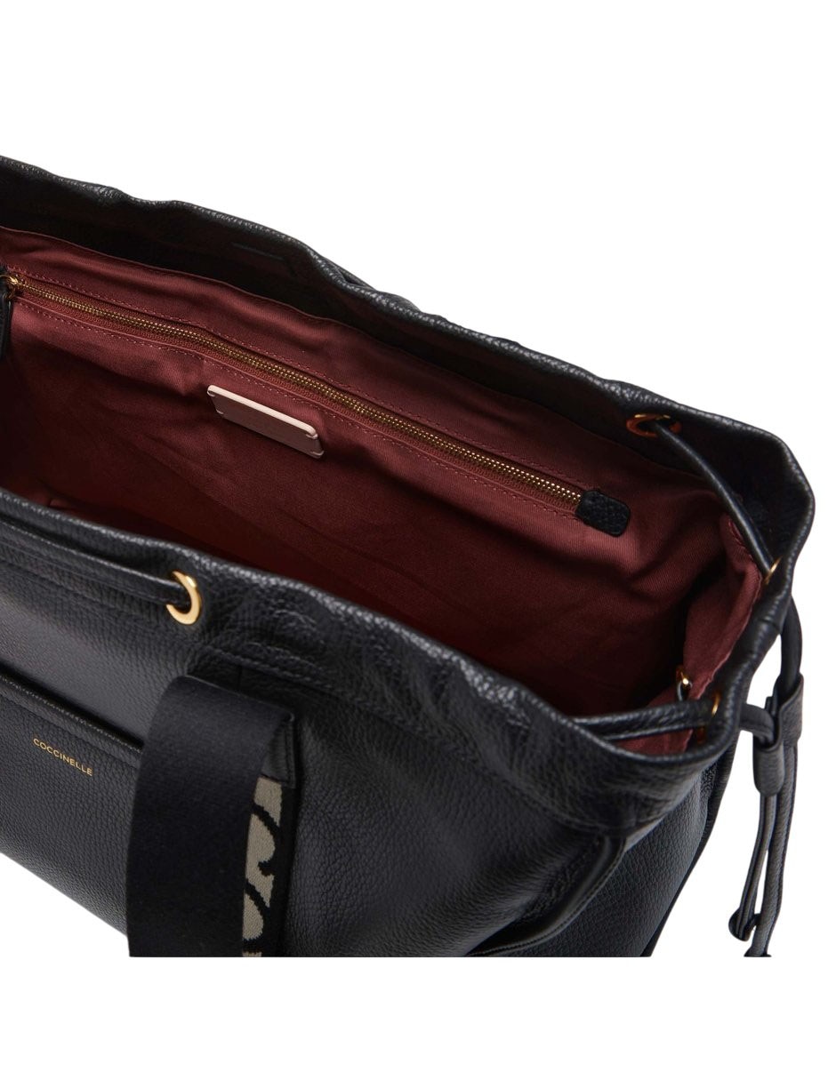 Bolsa shoulder Coccinelle 2 Day Signature de piel para mujer