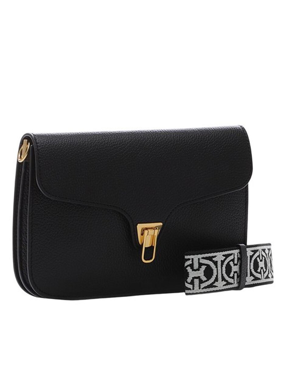 Bolsa crossbody Beat Soft Ribb de piel para mujer 2