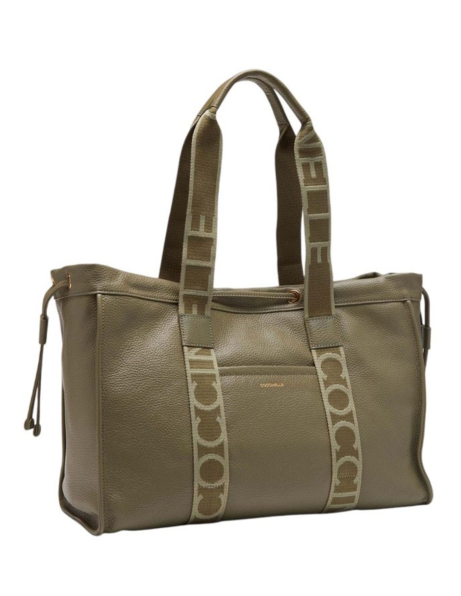 Bolsa shoulder Coccinelle 2 Day Signature de piel para mujer
