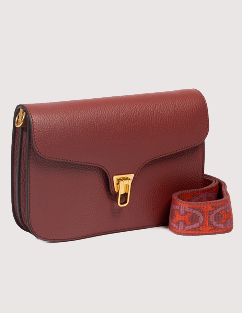 Bolsa crossbody Beat Soft Ribb de piel para mujer 2
