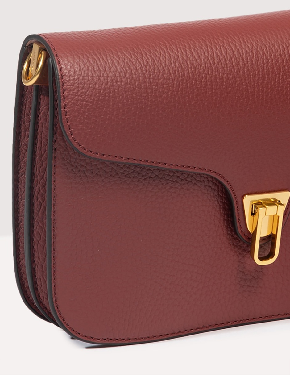 Bolsa crossbody Beat Soft Ribb de piel para mujer