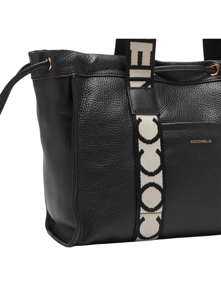 Bolsa shoulder Coccinelle 2 Day Signature de piel para mujer