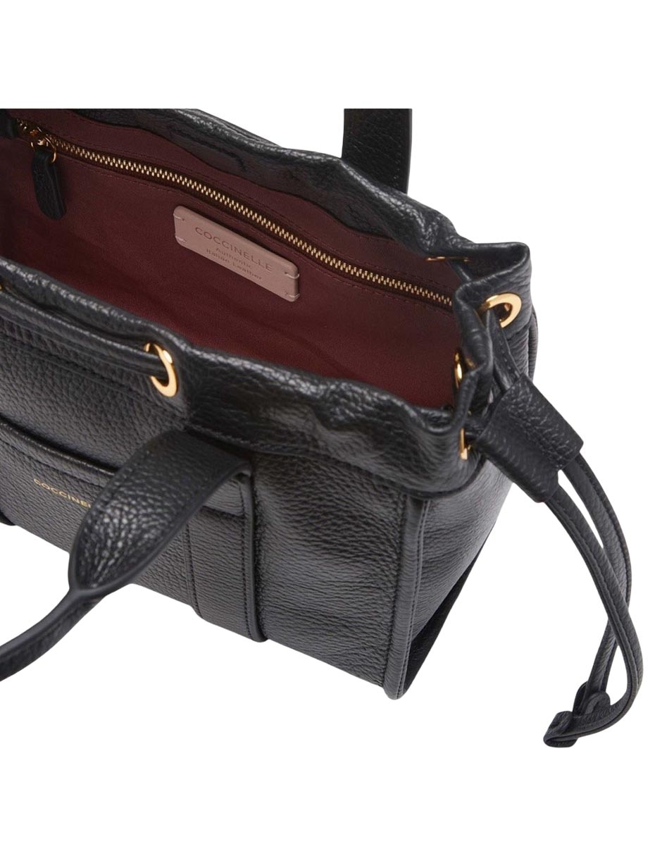 Bolsa shoulder Coccinelle 2 Day Signature de piel para mujer