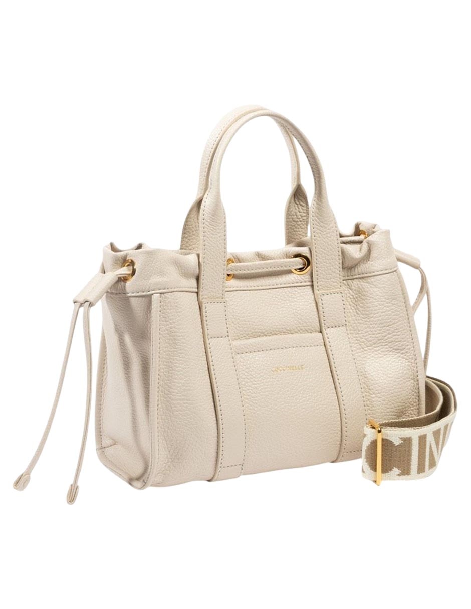 Bolsa shoulder Coccinelle 2 Day Signature de piel para mujer