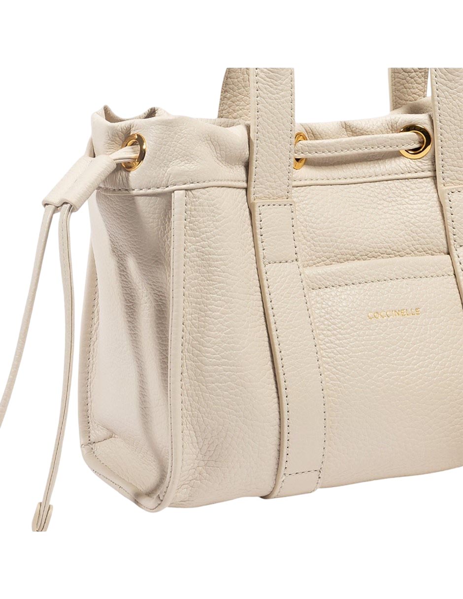 Bolsa shoulder Coccinelle 2 Day Signature de piel para mujer