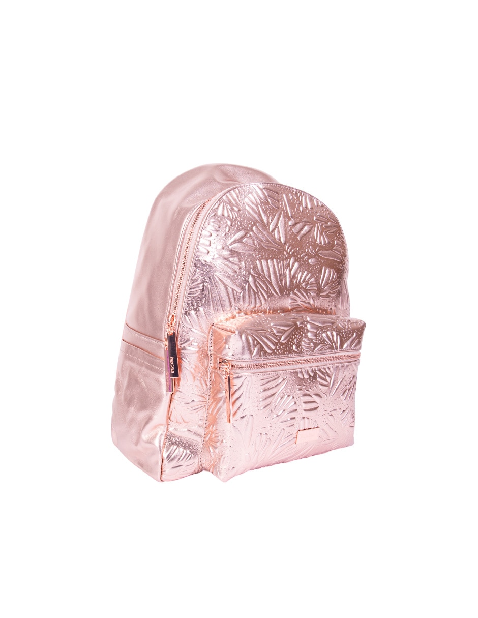Backpack Grabado Mariposa de piel para mujer 5