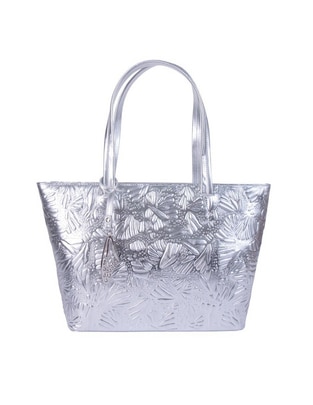 Bolsa tote Grabado Mariposa de piel para mujer