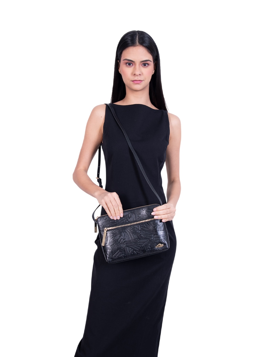 Bolsa crossbody Grabado Mariposa para mujer