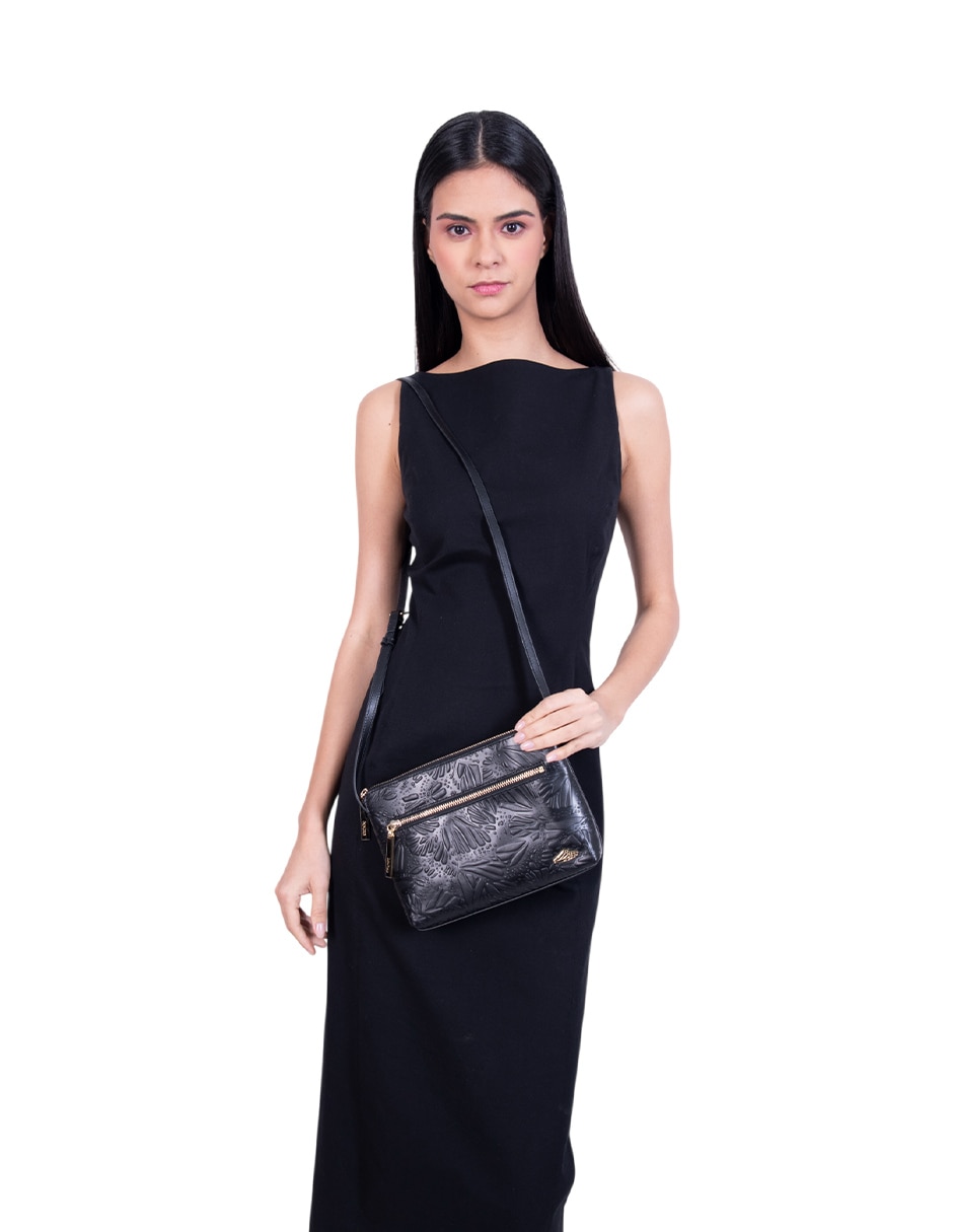 Bolsa crossbody Grabado Mariposa para mujer