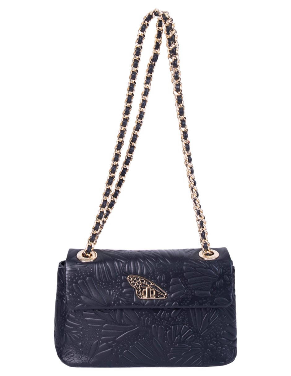 Bolsa crossbody Pineda Covalin Grabado Mariposa de piel para mujer 1