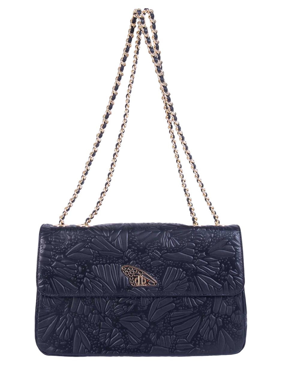 Bolsa crossbody Pineda Covalin Grabado Mariposa de piel para mujer 1