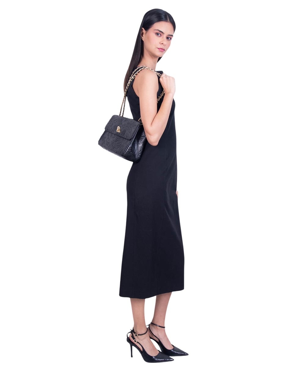 Bolsa crossbody Pineda Covalin Grabado Mariposa de piel para mujer