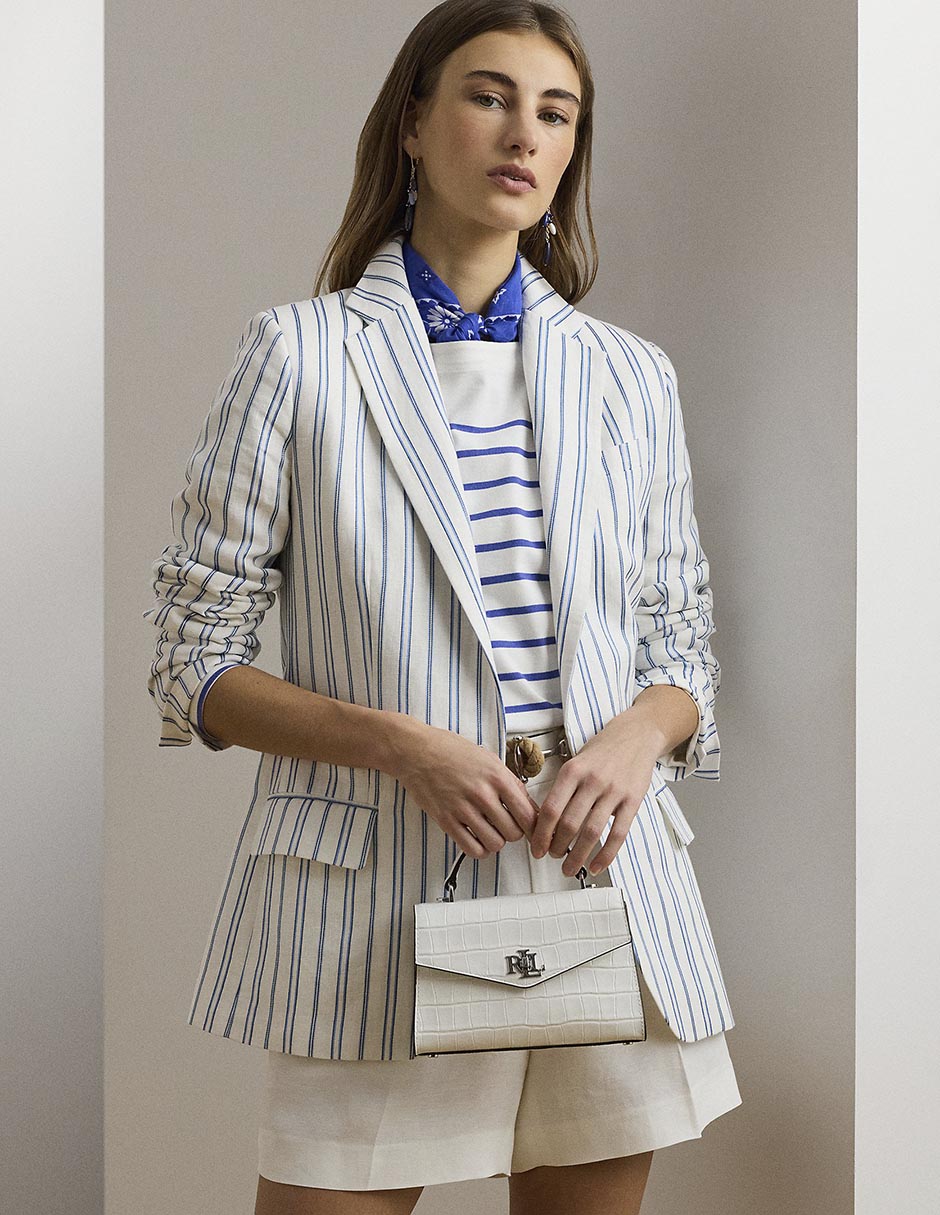 Bolsa satchel de piel para mujer 6