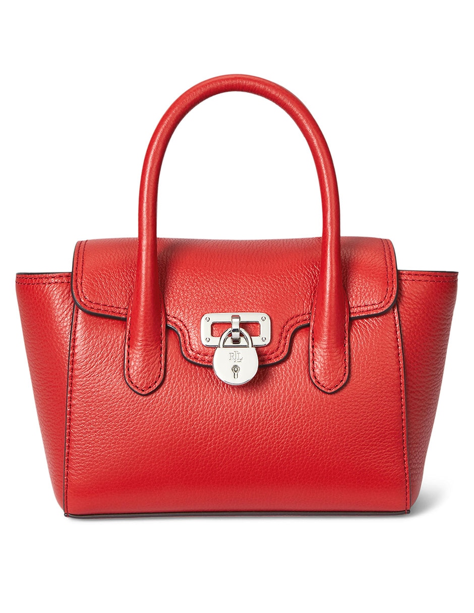 Bolsa satchel Lauren Ralph Lauren de piel para mujer