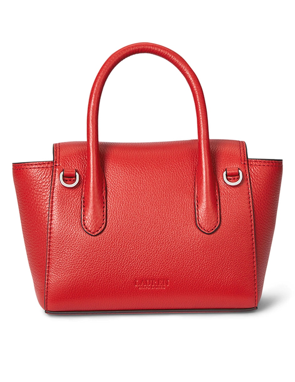 Bolsa satchel Lauren Ralph Lauren de piel para mujer