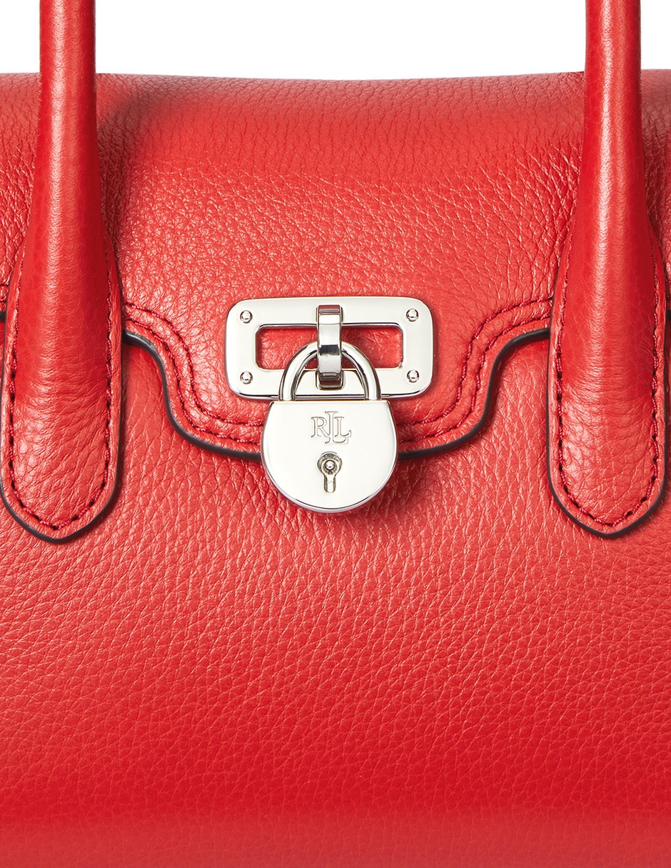 Bolsa satchel Lauren Ralph Lauren de piel para mujer