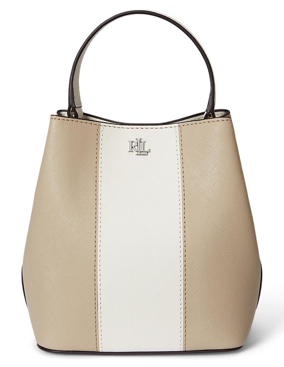 Bolsa bucket de piel para mujer