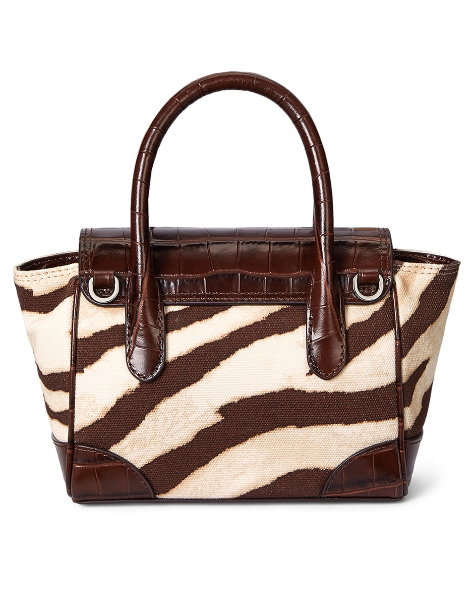 Bolsa satchel Lauren Ralph Lauren piel para mujer