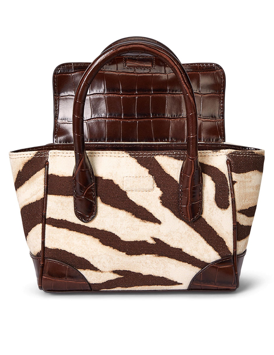 Bolsa satchel Lauren Ralph Lauren piel para mujer