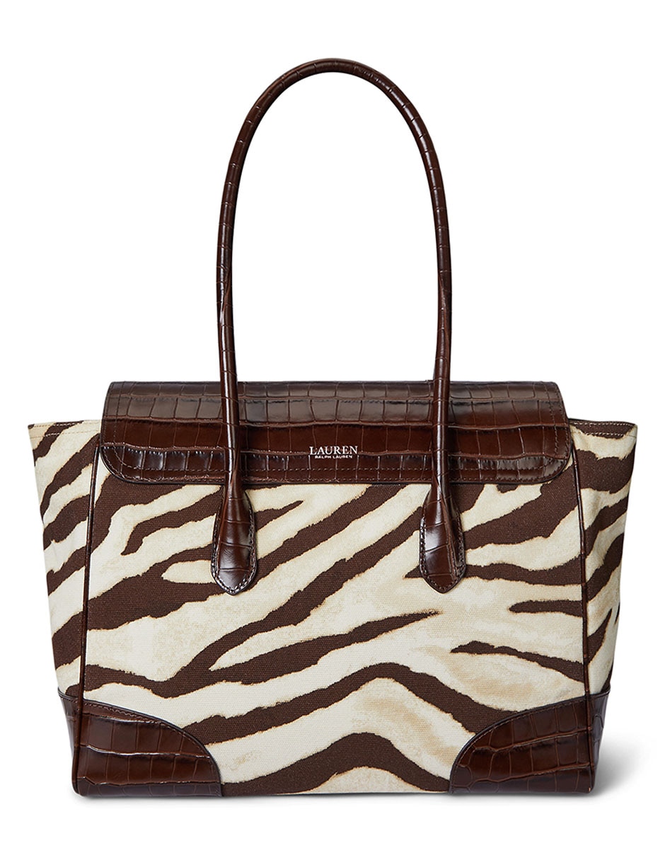 Bolsa satchel Lauren Ralph Lauren de piel para mujer
