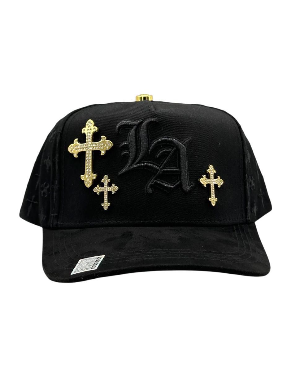 Gorra visera semicurva broche casual La Cruz Gold para hombre Gorra visera semicurva broche casual La Cruz Gold para hombre