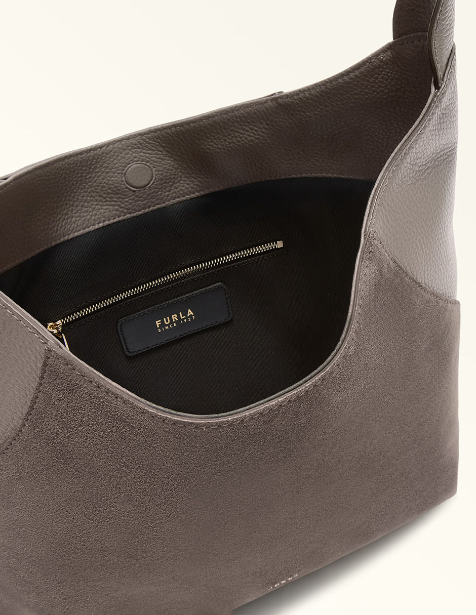 Bolsa hobo de cuero para mujer