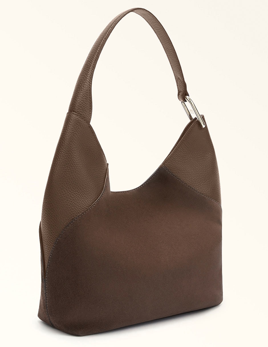 Bolsa hobo de cuero para mujer 5