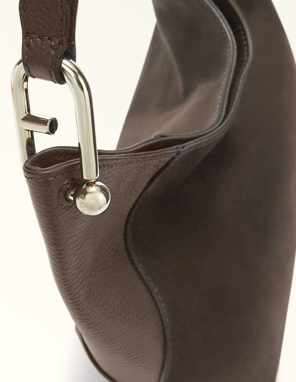 Bolsa hobo de cuero para mujer
