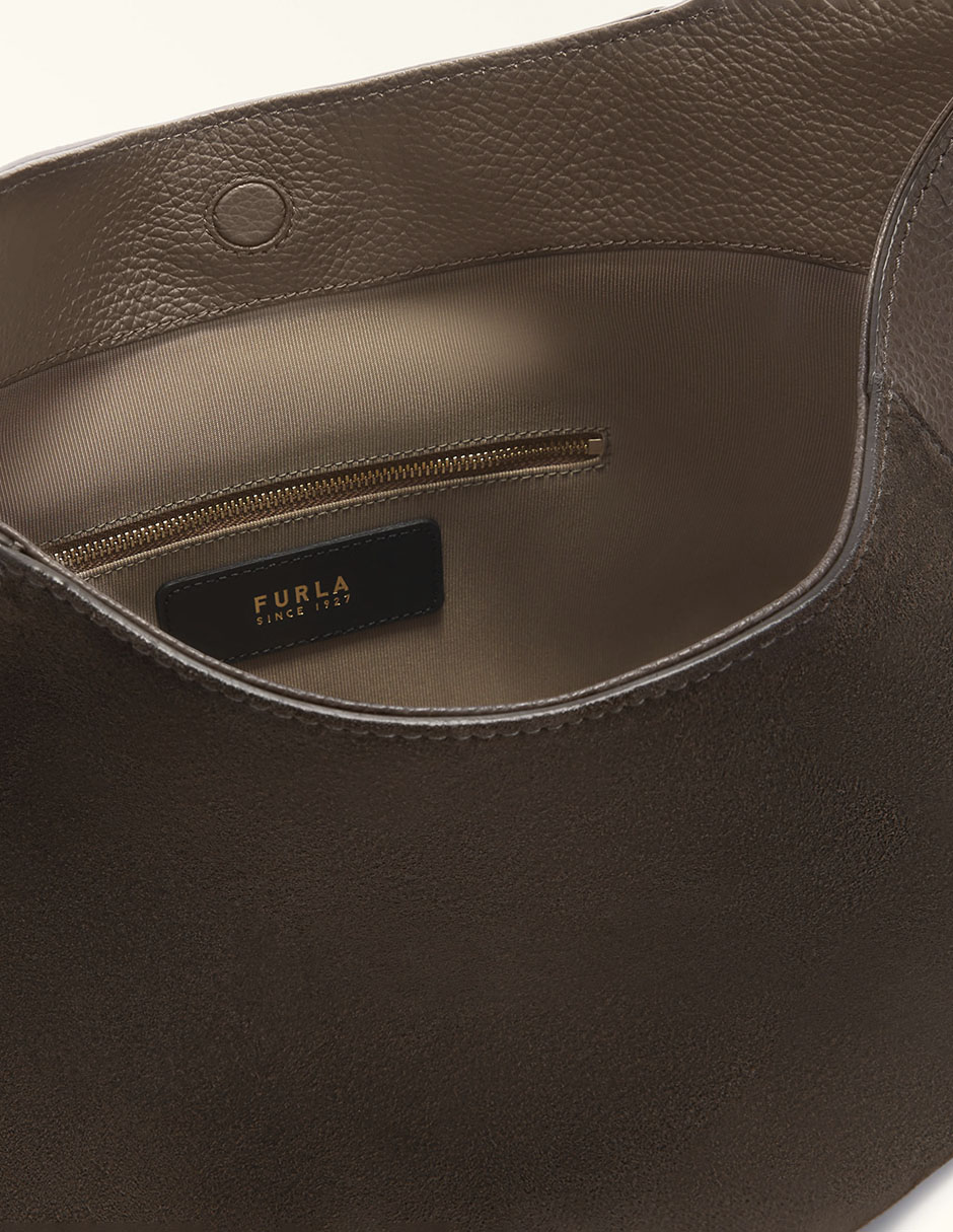 Bolsa hobo de cuero para mujer