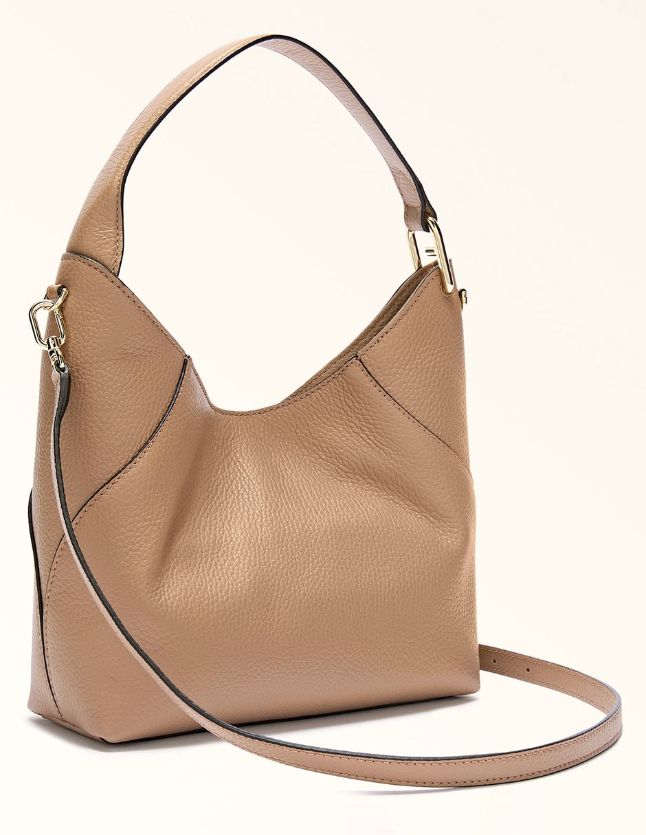 Bolsa hobo de piel para mujer