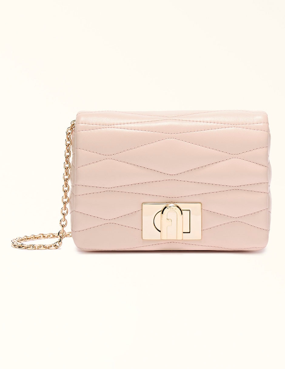 Bolsa crossbody de cuero para mujer