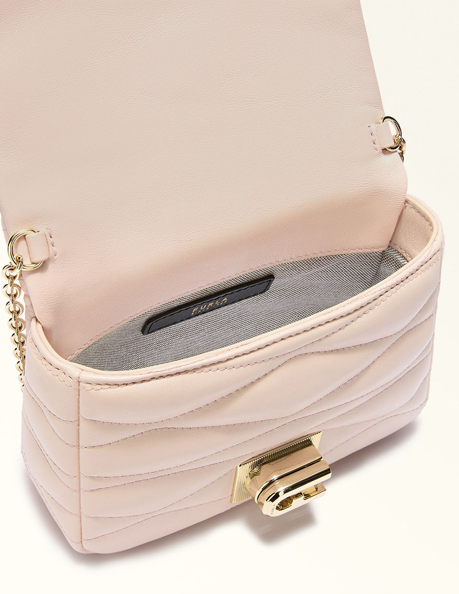 Bolsa crossbody de cuero para mujer