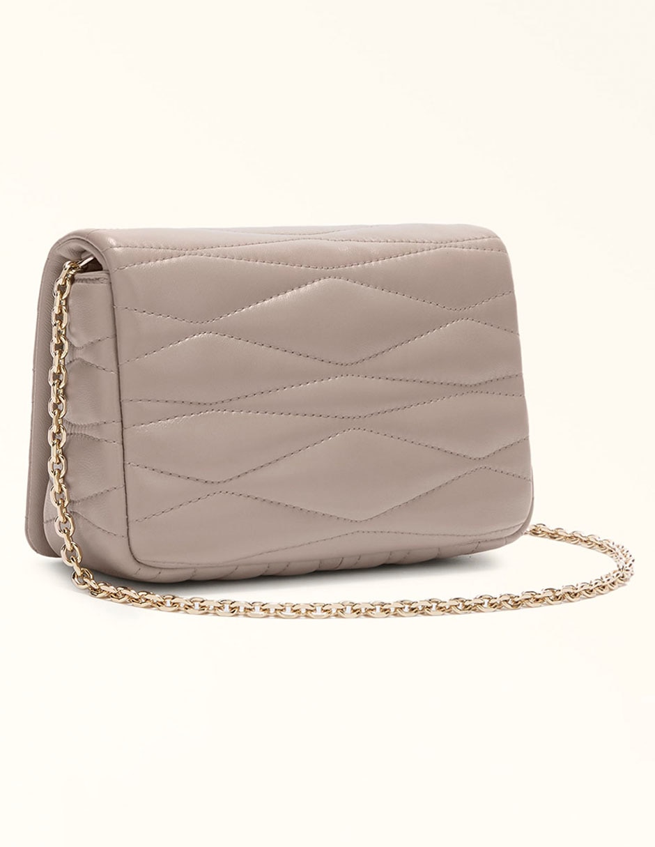 Bolsa crossbody de cuero para mujer